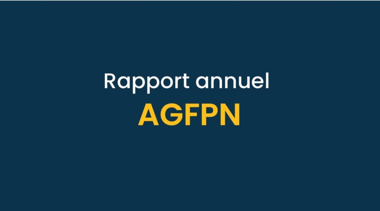 Rapport annuel AGFPN